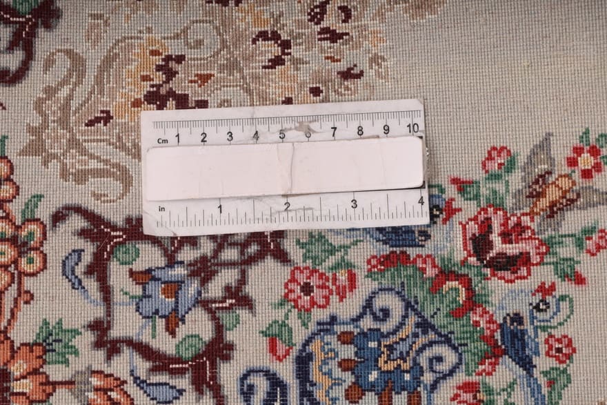 Handgeknüpfter Isfahan Perserteppich 203 × 130 cm