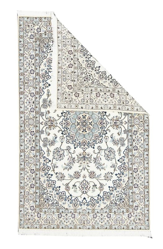 Nain Perserteppich 212 × 131 cm aus Wolle & Seide, handgeknüpft