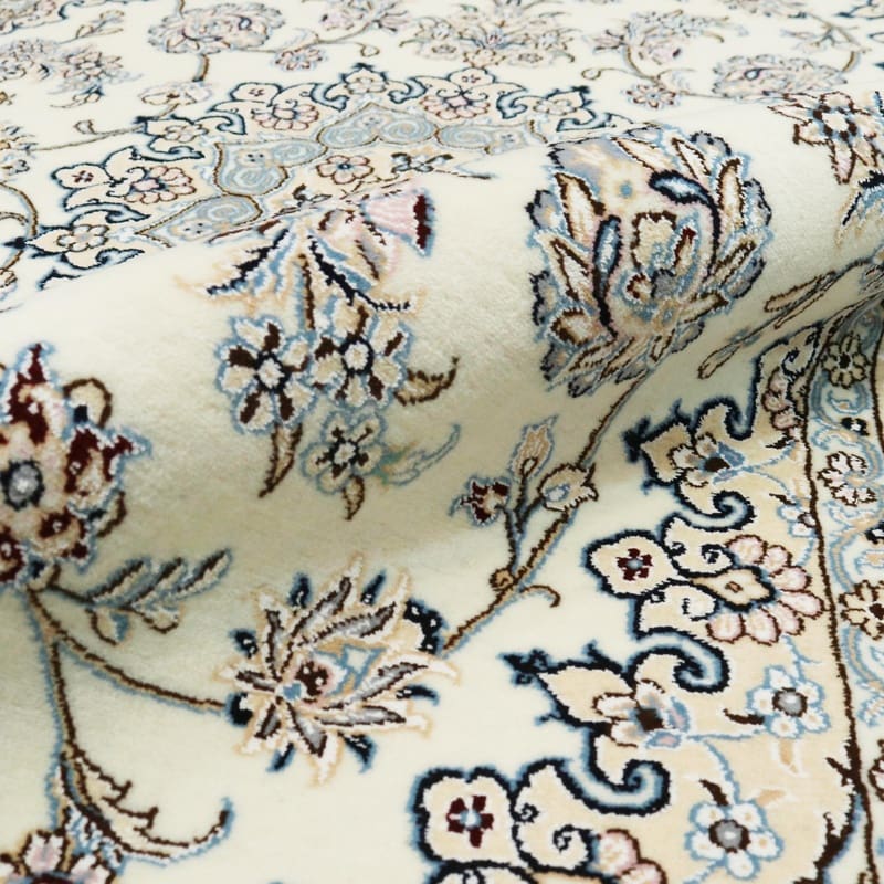 Nain Perserteppich 212 × 131 cm aus Wolle & Seide, handgeknüpft