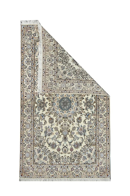 Nain Perserteppich 214 × 126 cm aus Wolle & Seide, handgeknüpft