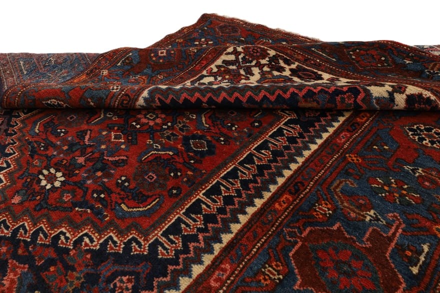 Antiker Zanjan Perserteppich aus Iran, 201 × 128 cm