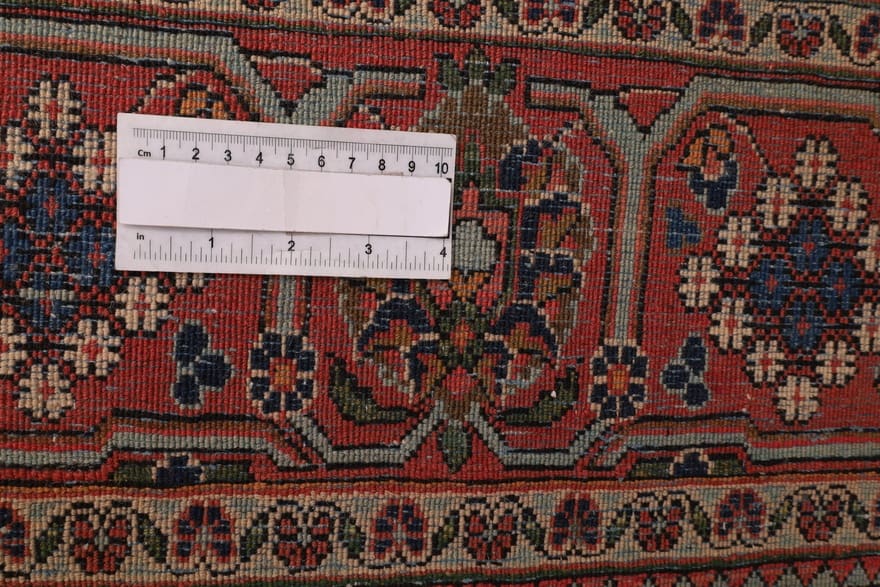 Kashan Perserteppich antik, 207 × 133 cm, Wolle