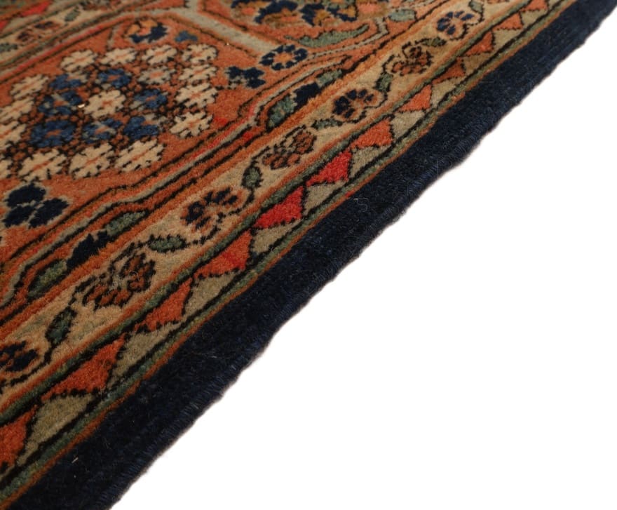 Kashan Perserteppich antik, 207 × 133 cm, Wolle