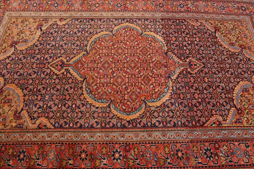 Antiker Perserteppich, 208 × 132 cm, Wolle