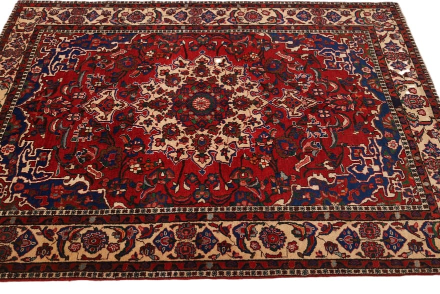Perserteppich 212 × 140 cm aus Wolle, handgeknüpft