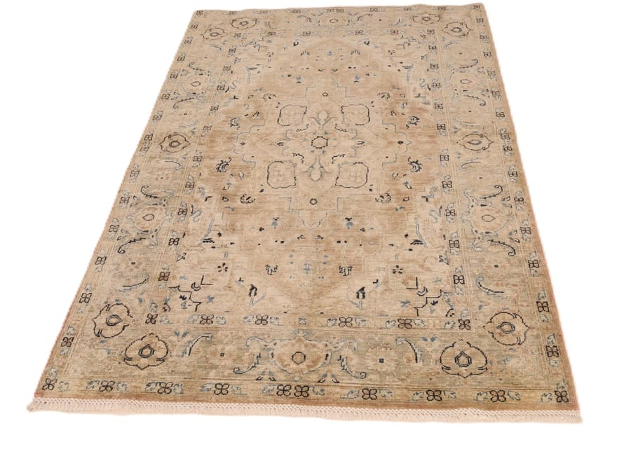 Handgeknüpfter Heriz Ziegler Orientteppich 182 × 121 cm