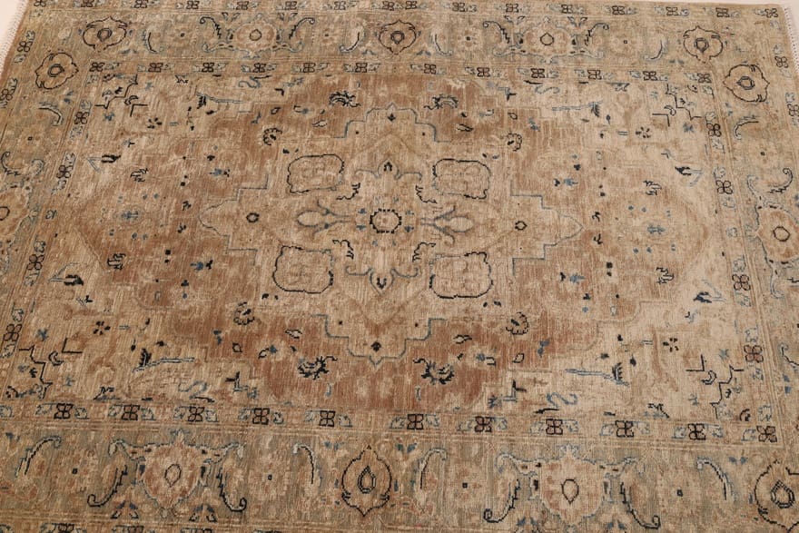 Handgeknüpfter Heriz Ziegler Orientteppich 182 × 121 cm