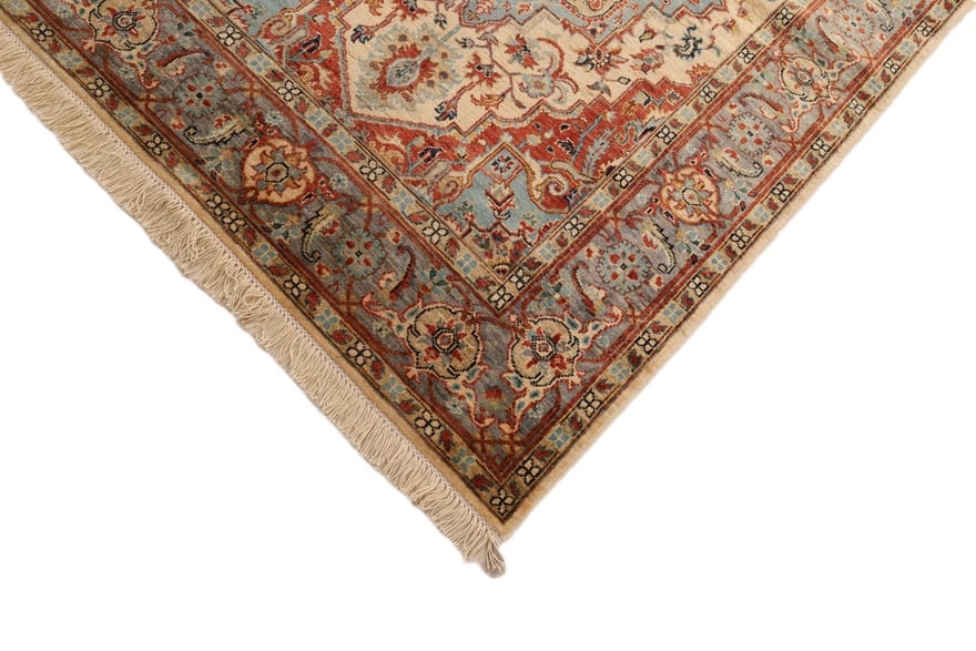 Handgeknüpfter Heriz Ziegler Orientteppich, 183 × 124 cm, Wolle