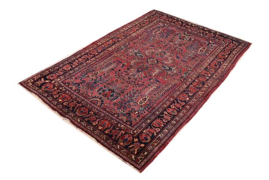 Antiker Sarough Farahan Perserteppich aus Iran, 200 × 130 cm