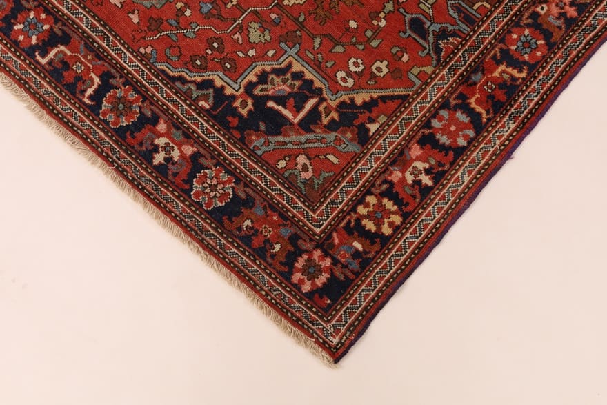 Farahan Perserteppich 194 × 137 cm aus Wolle, handgeknüpft