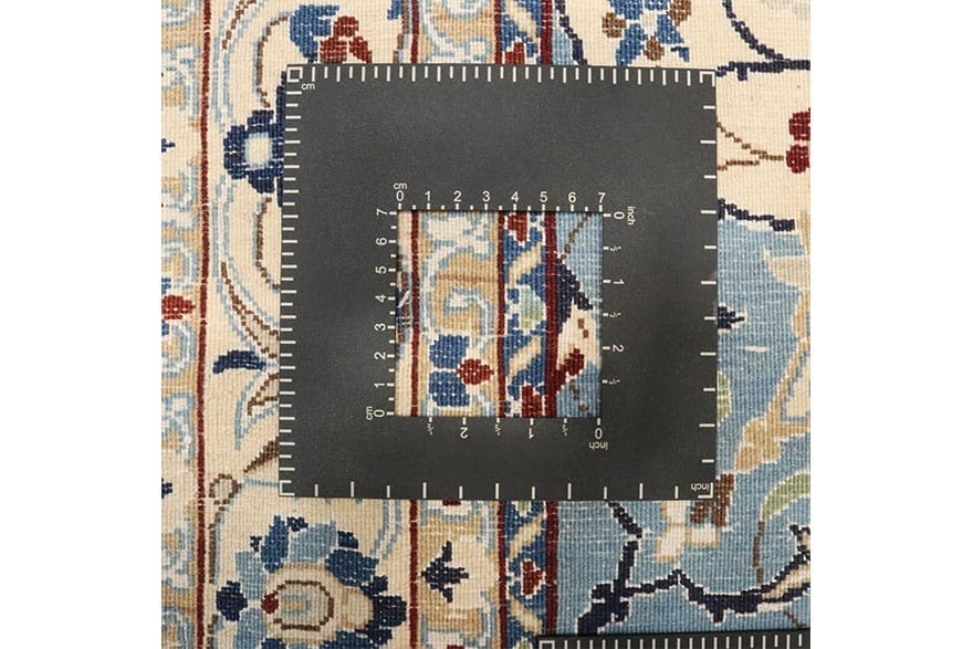 Nain Perserteppich 211 × 121 cm aus Wolle & Seide, handgeknüpft
