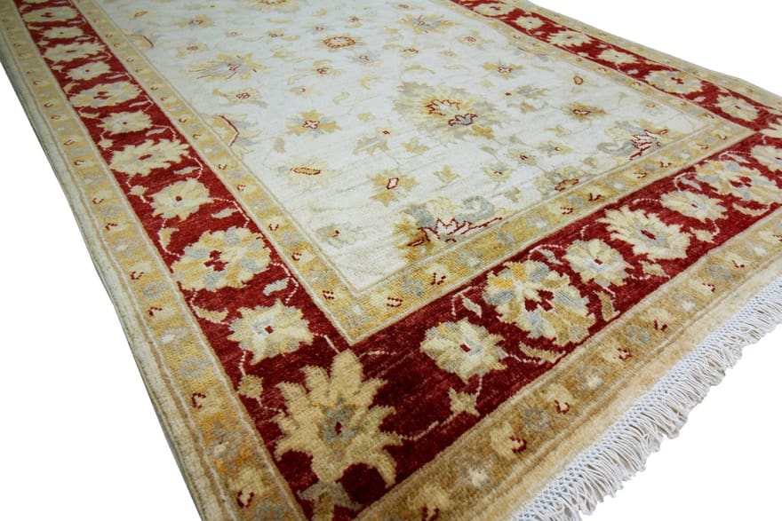 Ziegler Orientteppich 183 × 123 cm aus Wolle, handgeknüpft