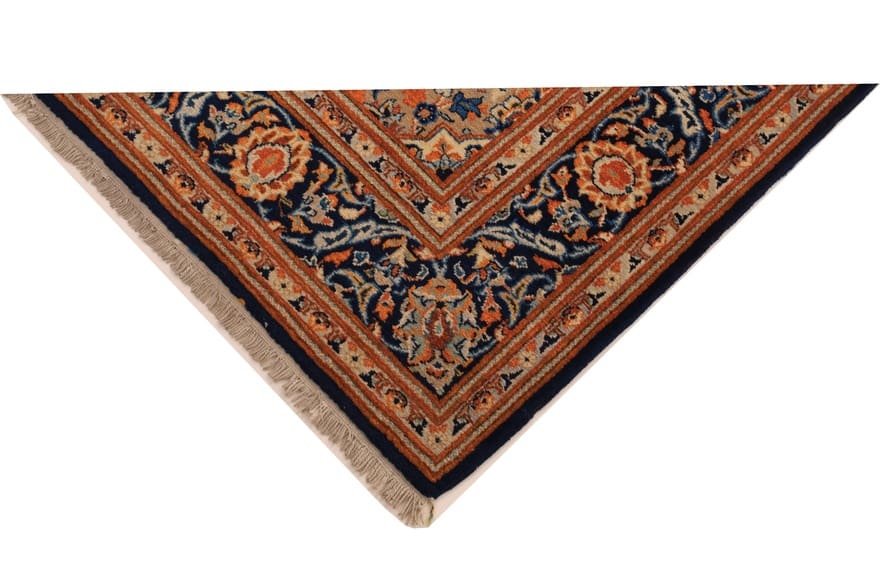 Handgeknüpfter Kashan Perserteppich 195 × 133 cm