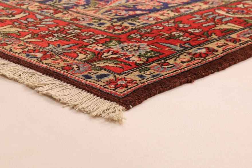 ghom-teppich-208x139-cm-hochwertiger-seidenteppich-handgeknupft-3 Ghom Perserteppich 206 × 138 cm aus Wolle & Seide, handgeknüpft