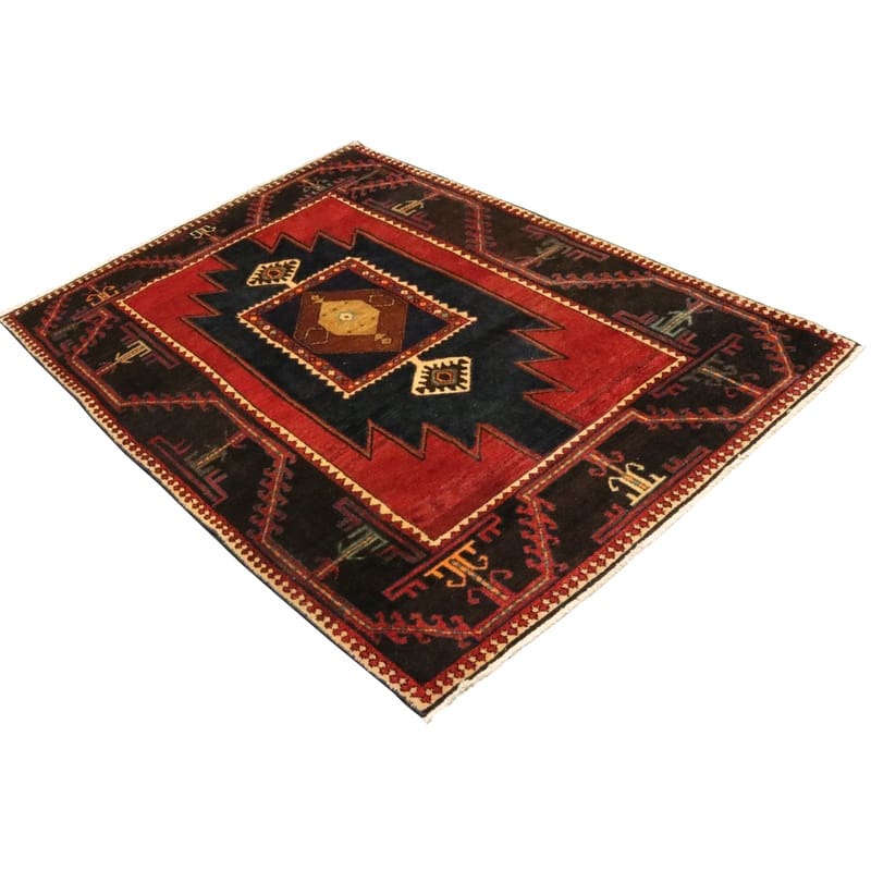 Zanjan Perserteppich aus Iran, 205 × 139 cm