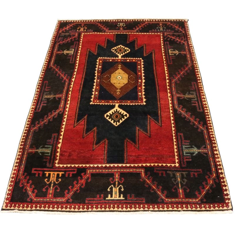Zanjan Perserteppich aus Iran, 205 × 139 cm