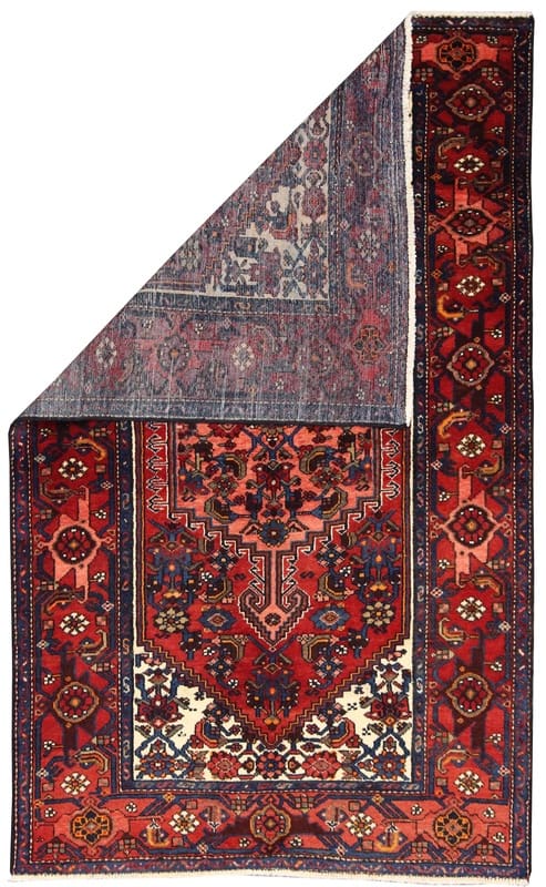 Handgeknüpfter Zanjan Perserteppich 202 × 127 cm