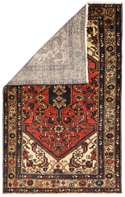 orientteppich-zanjan-211x129-cm-antik-handgeknupft-4 Handgeknüpfter Zanjan Perserteppich, 209 × 128 cm, Wolle