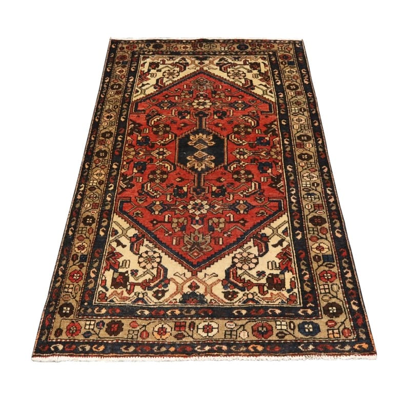 orientteppich-zanjan-211x129-cm-antik-handgeknupft-5 Handgeknüpfter Zanjan Perserteppich, 209 × 128 cm, Wolle