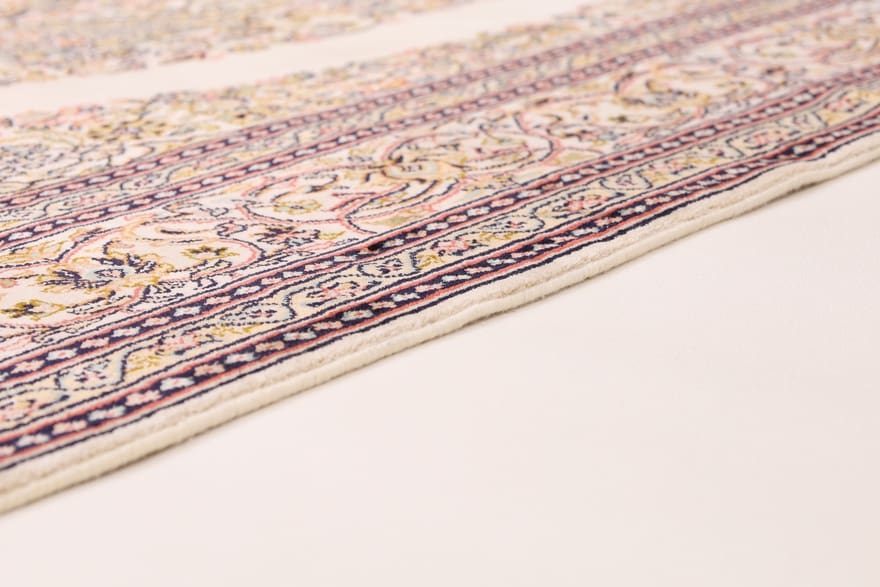 kashmir-seidenteppich-193x125-cm-fein-geknupft-orientteppich-5 Handgeknüpfter Kashmir Orientteppich 191 × 124 cm
