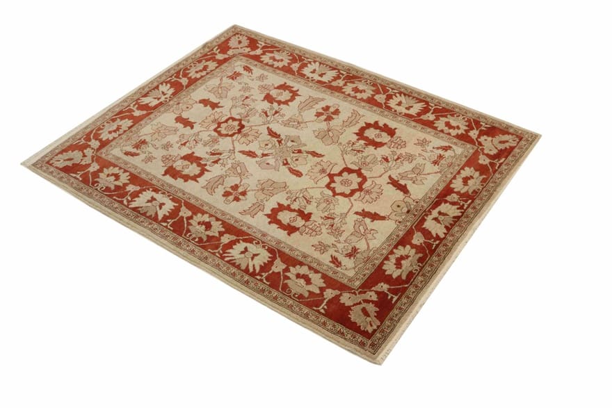 ziegler-teppich-172x118-cm-antik-design-handgeknupft-orientteppich-3 Ziegler Orientteppich 170 × 117 cm aus Wolle, handgeknüpft