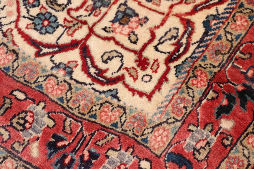 Sarough Farahan Perserteppich 213 × 128 cm aus Wolle, handgeknüpft