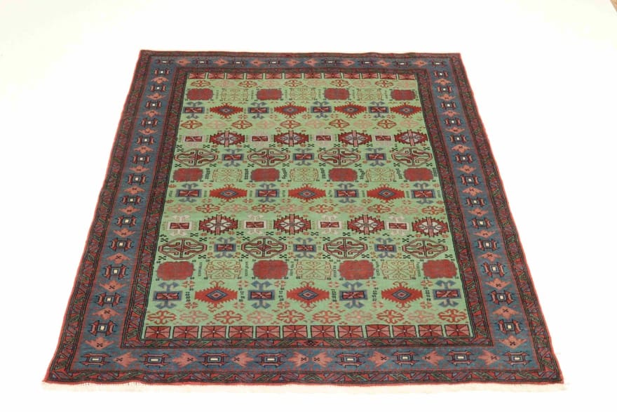 Orientteppich antik, 176 × 130 cm, Wolle