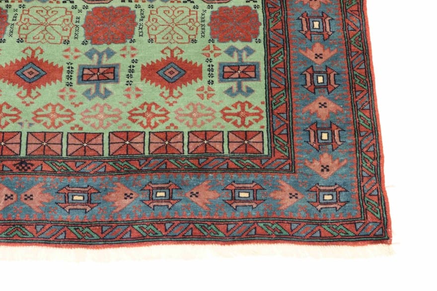 Orientteppich antik, 176 × 130 cm, Wolle