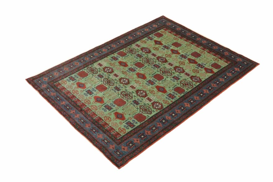Orientteppich antik, 176 × 130 cm, Wolle