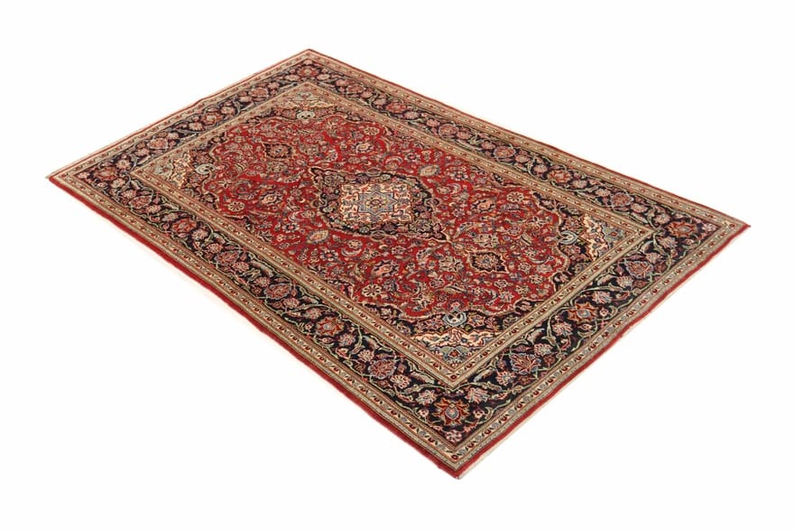 Kashan Perserteppich antik, 218 × 134 cm, Wolle