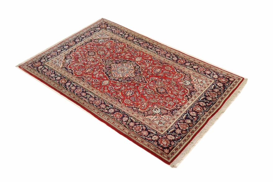 Kashan Perserteppich antik, 218 × 134 cm, Wolle