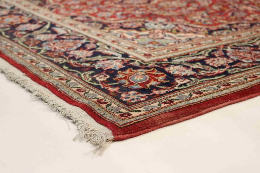Kashan Perserteppich antik, 218 × 134 cm, Wolle