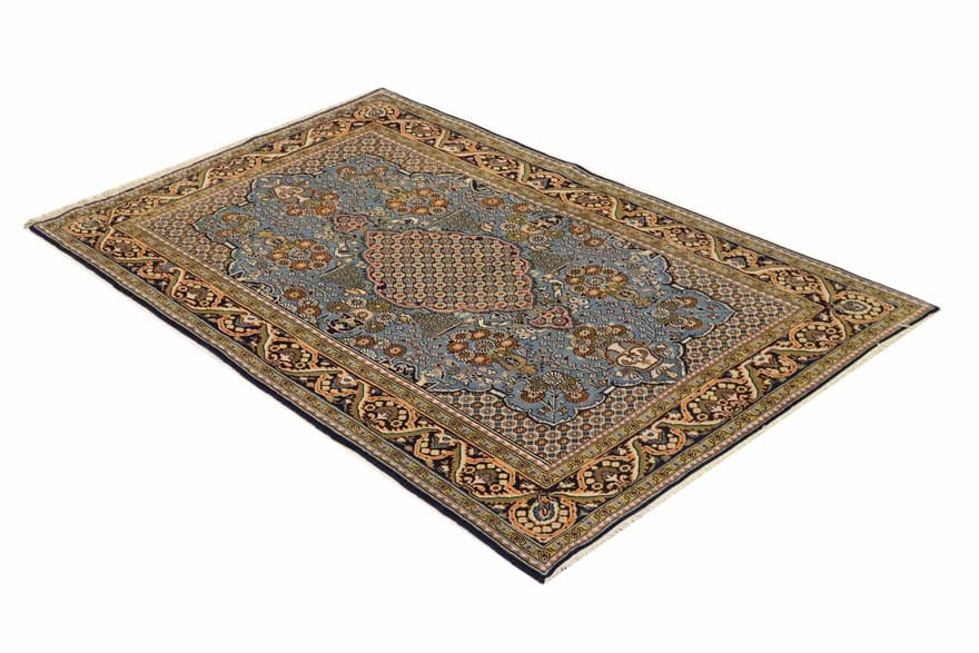 Ghom Perserteppich 215 × 136 cm aus Wolle, handgeknüpft