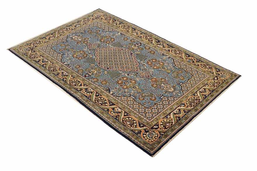 Ghom Perserteppich 215 × 136 cm aus Wolle, handgeknüpft