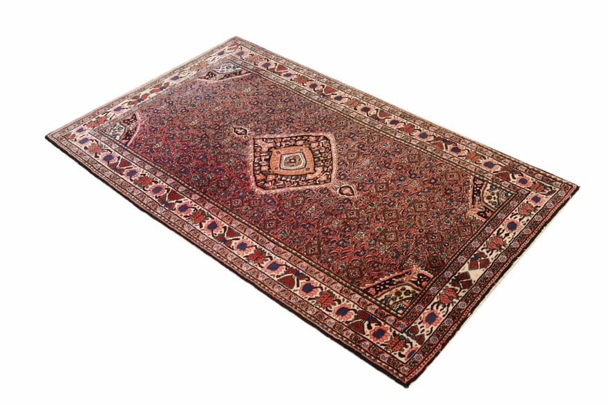 bidjar-teppich-218x128-cm-robust-verschleibfest-handgeknupft-3 Bijar Perserteppich antik, 216 × 127 cm, Wolle