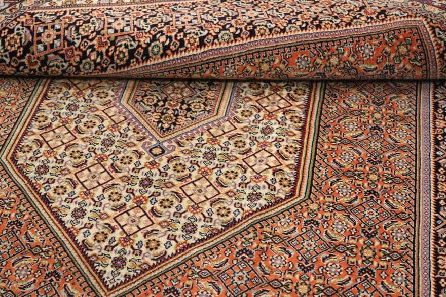 bidjar-teppich-222x135-cm-robust-verschleibfest-handgeknupft-5 Bijar Perserteppich aus Iran, 220 × 134 cm