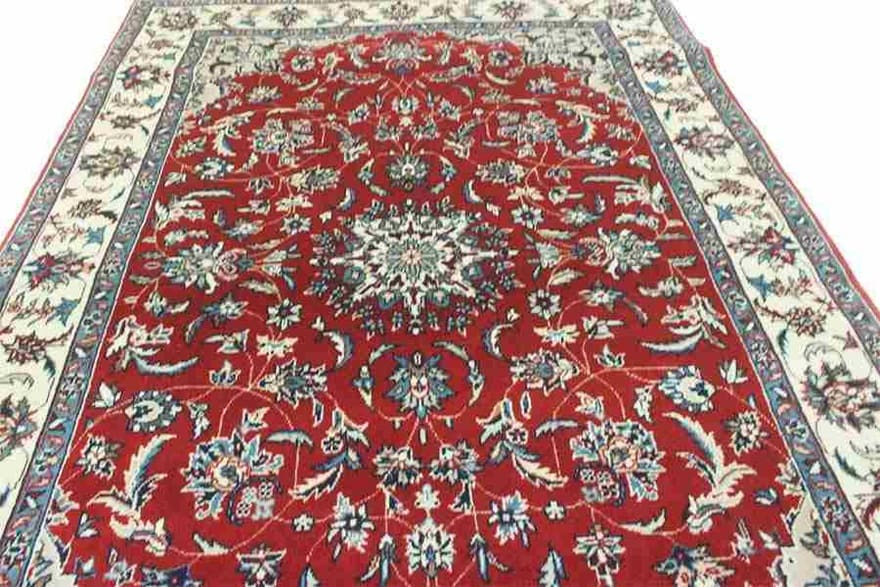 Sarough Farahan Orientteppich 181 × 129 cm aus Wolle, handgeknüpft