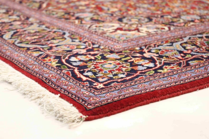 Antiker Kashan Perserteppich, 212 × 138 cm, Wolle