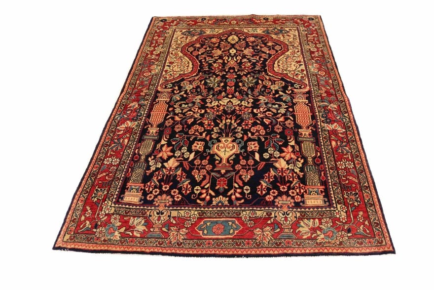 Handgeknüpfter Sarough Farahan Perserteppich, 210 × 132 cm, Wolle