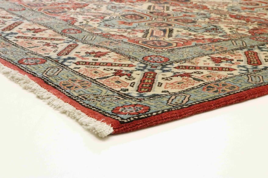 ghom-antik-teppich-206x141-cm-hochwertige-seide-handgeknupft-6 Ghom Perserteppich antik, 204 × 140 cm, Wolle