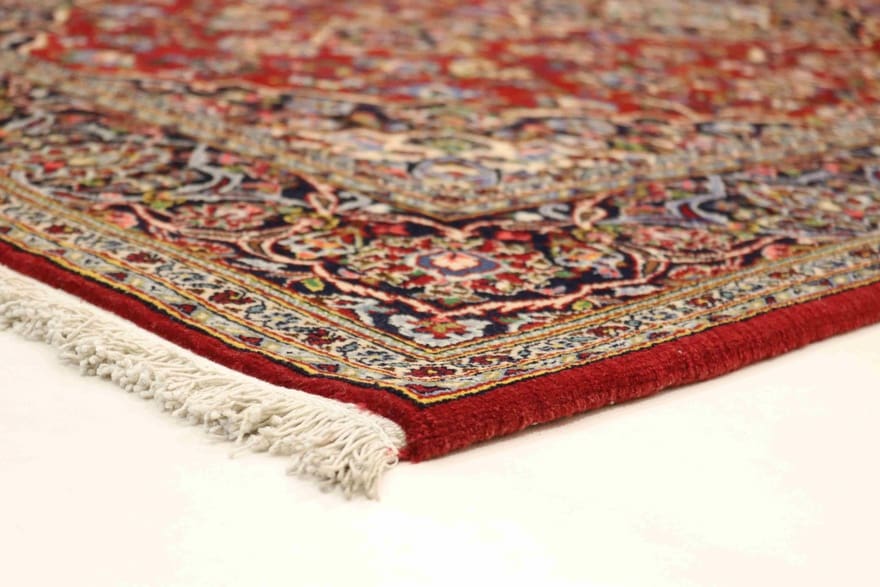 Handgeknüpfter Kashan Perserteppich, 200 × 140 cm, Wolle