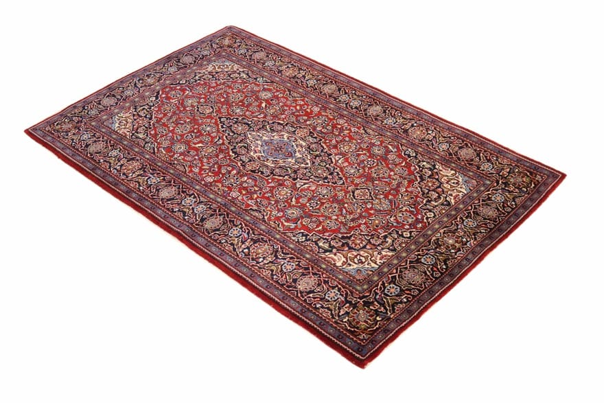 Kashan Perserteppich aus Iran, 215 × 137 cm