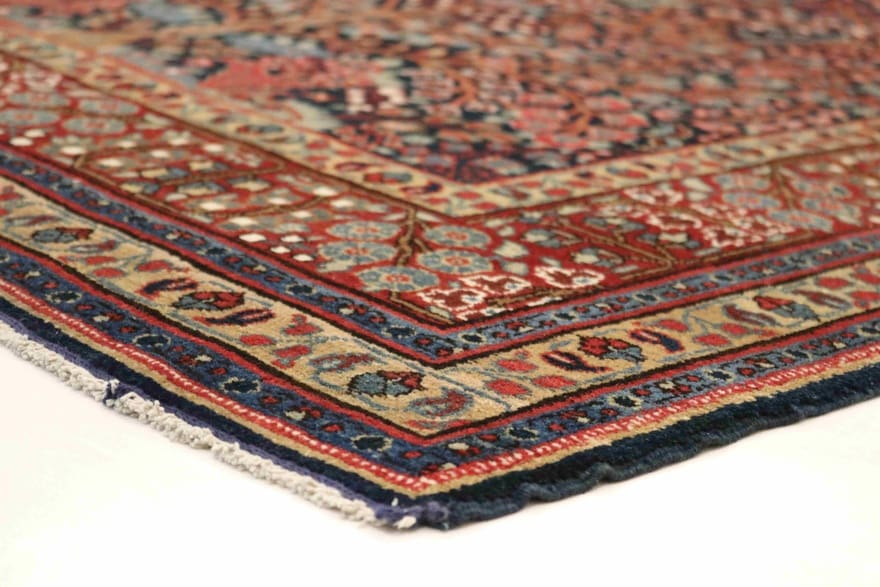 antiker-tabriz-teppich-192x131-cm-wolle-lebensbaum-motiv-handgeknupft-6 Antiker Täbriz Perserteppich aus Iran, 190 × 130 cm
