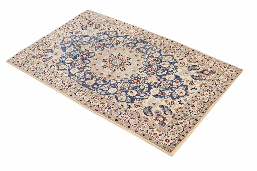 Handgeknüpfter Nain Perserteppich, 200 × 116 cm, Wolle
