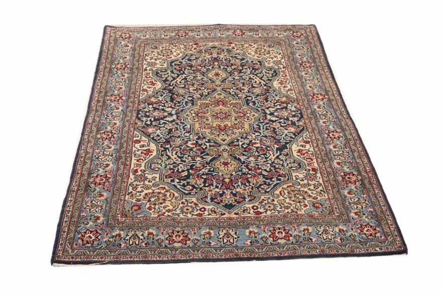 Ghom Perserteppich 215 × 136 cm aus Wolle, handgeknüpft
