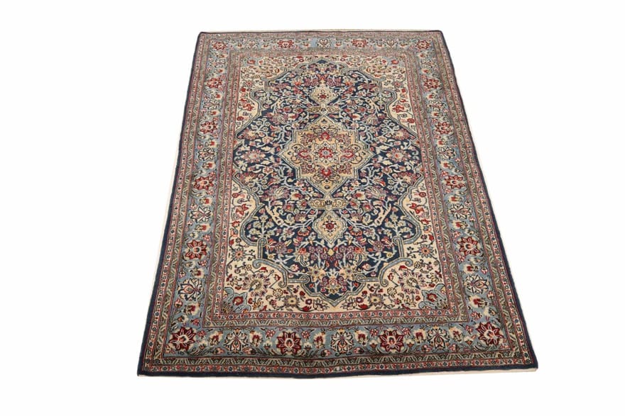 Ghom Perserteppich 215 × 136 cm aus Wolle, handgeknüpft