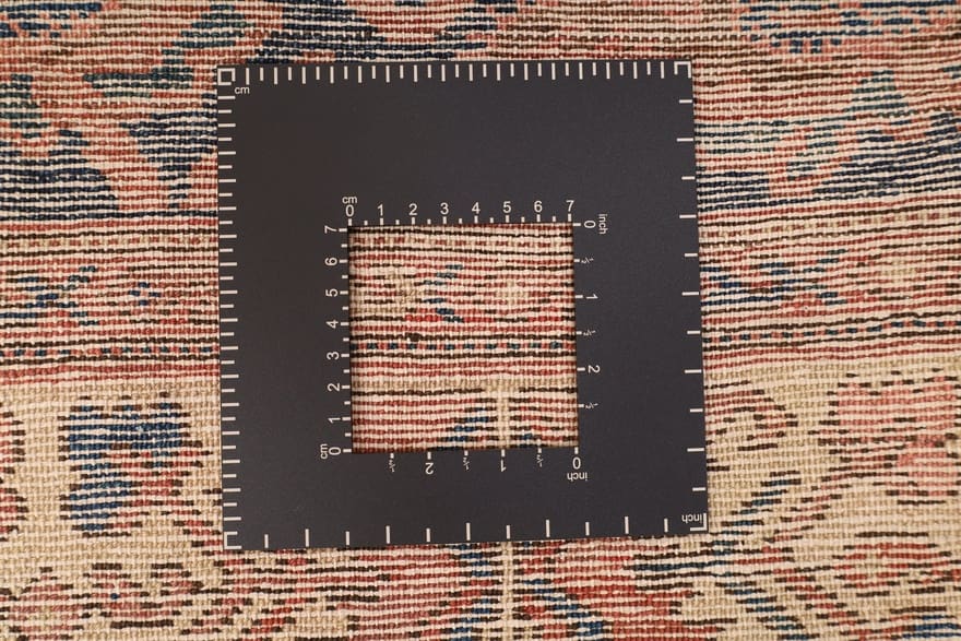 antiker-malayer-teppich-190x131-cm-uber-90-jahre-handgeknupft-8 Handgeknüpfter Malayer Perserteppich 188 × 130 cm