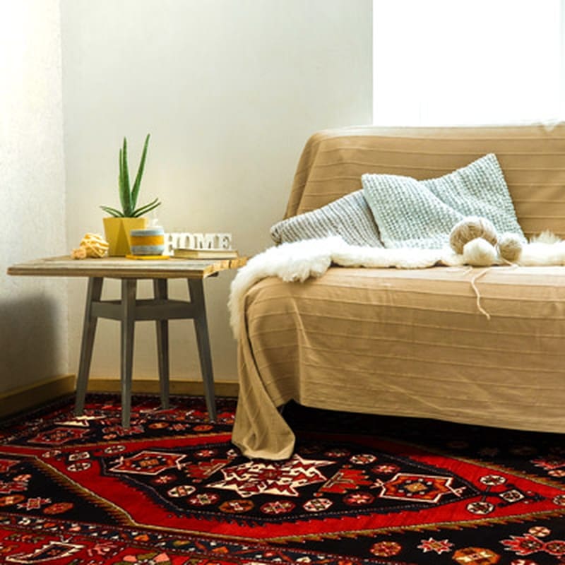 hochwertiger-perserteppich-204x137-cm-160000-knoten-rot-orange-1-1 Perserteppich aus Iran, 202 × 136 cm