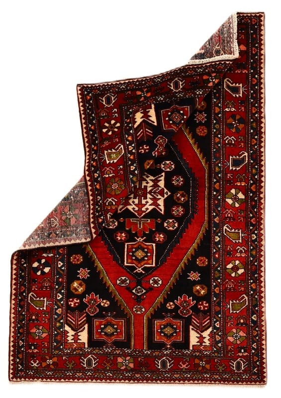 hochwertiger-perserteppich-204x137-cm-160000-knoten-rot-orange-1-2 Perserteppich aus Iran, 202 × 136 cm