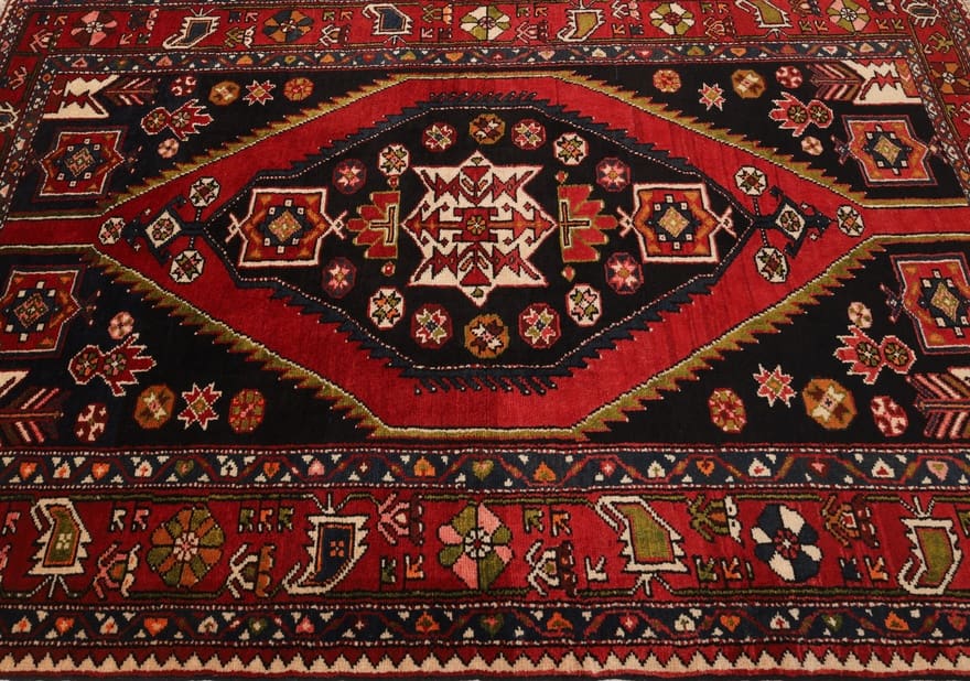 hochwertiger-perserteppich-204x137-cm-160000-knoten-rot-orange-1-8 Perserteppich aus Iran, 202 × 136 cm